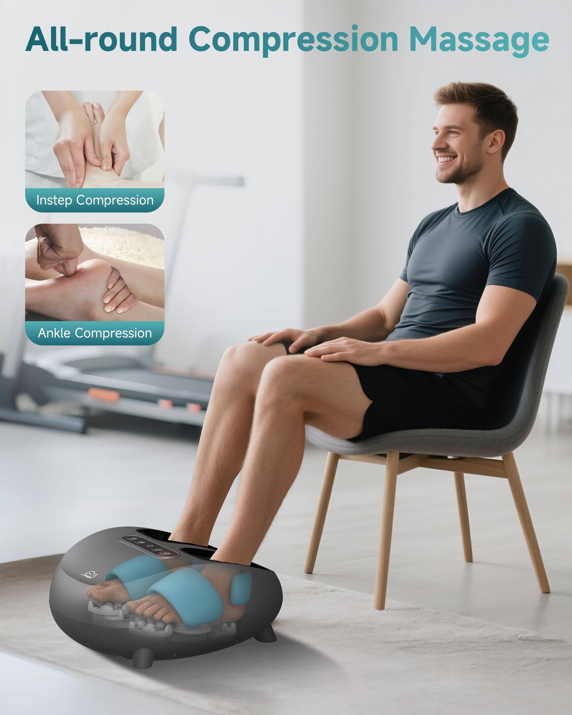 All-round Compression Massage

Instep Compression

Ankle Compression