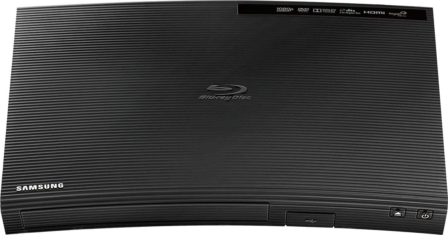 Top. Samsung - Streaming Audio Blu-ray Player - Black.