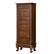 Alt View 18. Costway - Jewelry Cabinet Storage Chest Stand Organizer Necklace Wood - Brown.