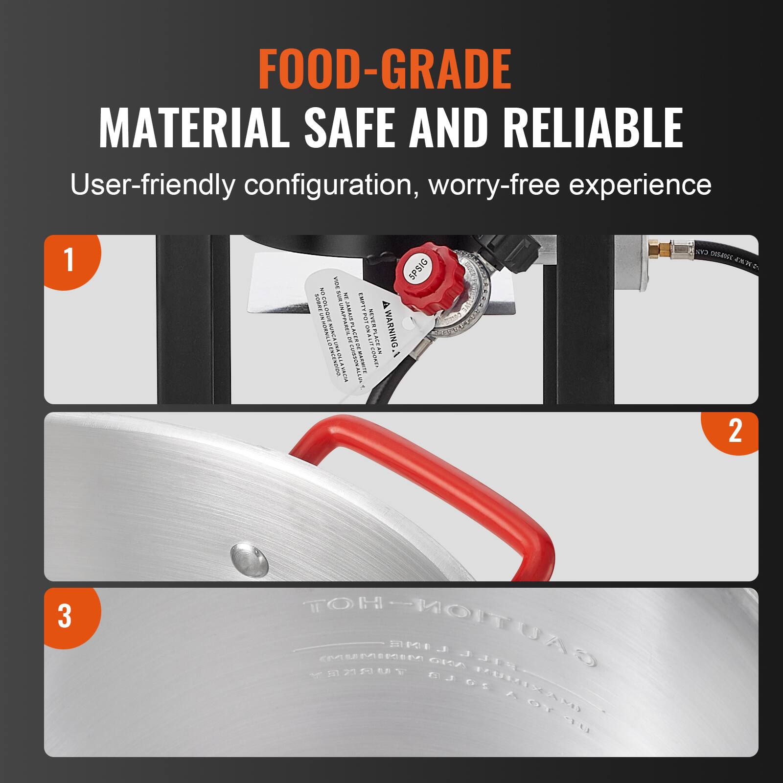 FOOD-GRADE  
MATERIAL SAFE AND RELIABLE  

User-friendly configuration, worry-free experience  

1  
SPS1G  

2  

3  
TOH-NOITUAO