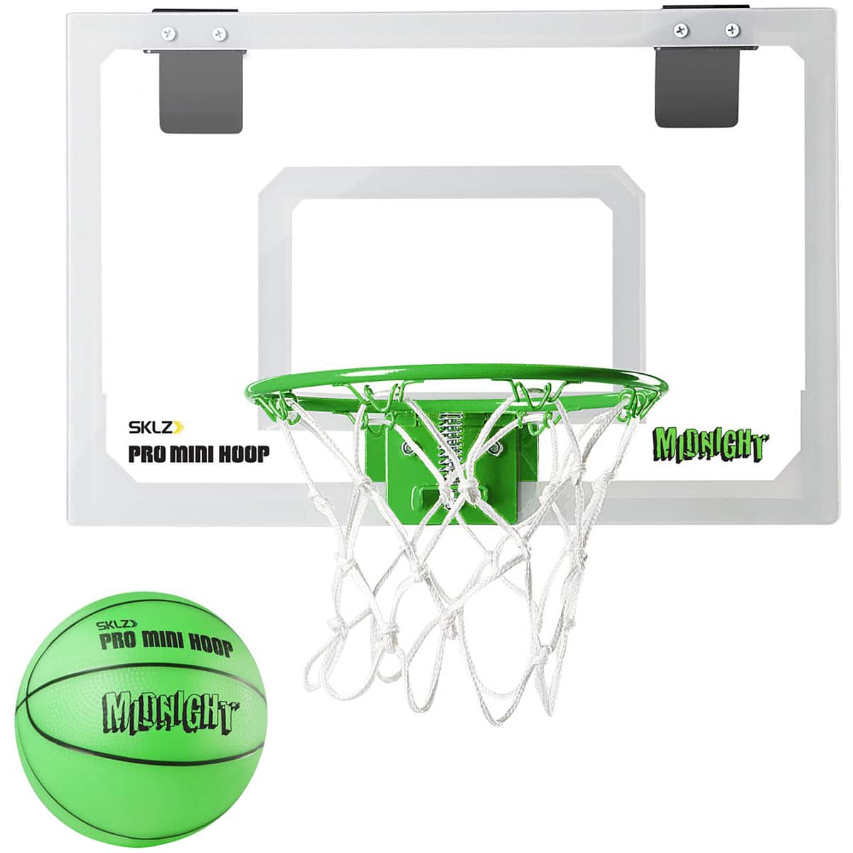 SKLZ - Midnight Pro Mini Basketball Hoop - White/Green price history on PriceWatchPro