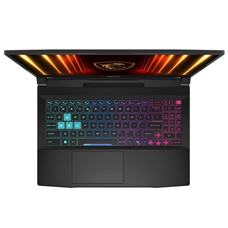 Alt View 4. MSI - MSI Katana 15.6" QHD Gaming Laptop,Intel i7-14650HX,GeForce RTX 5070,32GB RAM,1TB SSD,Backlit Keyboard,Win 11,Black - Black.