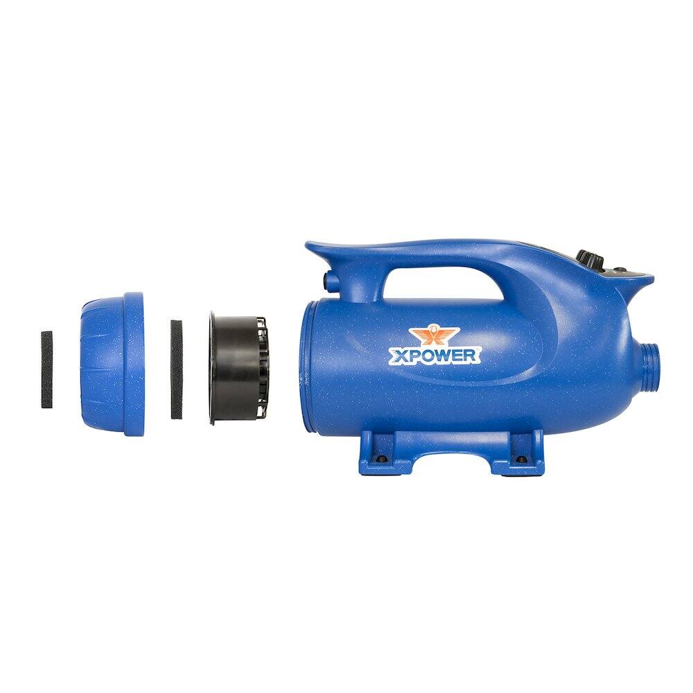 Alt View 2. XPOWER - Elite 4 HP Brushless Motor Pet Grooming Dog Force Hair Dryer with and Heat.