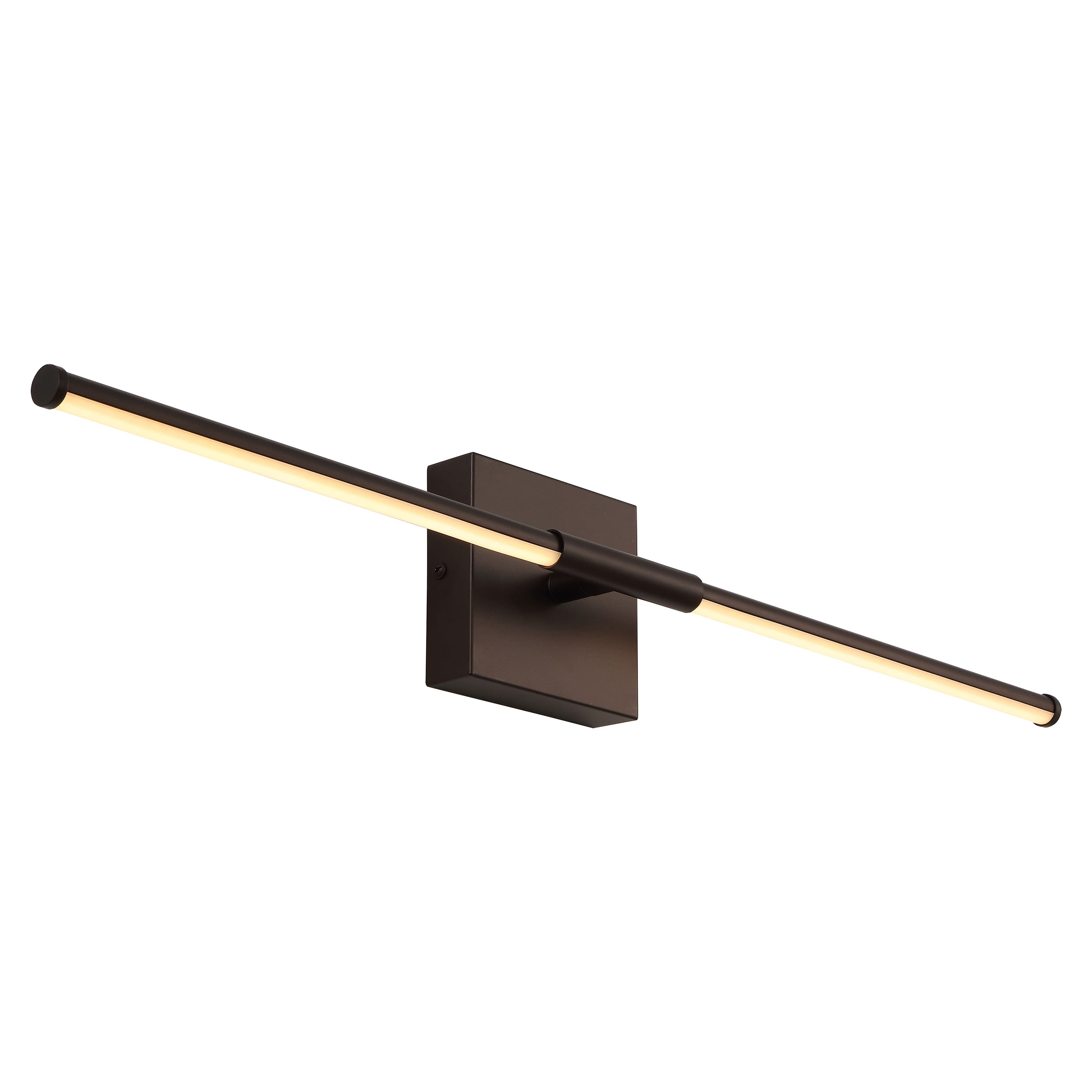 "Jonathan Y - Makena 28"" Modern Minimalist Dimmable Integrated LED Metal Wall Sconce, Oil Rubbed Bronze - Oil-Rubbed Bronze" price history on PriceWatchPro