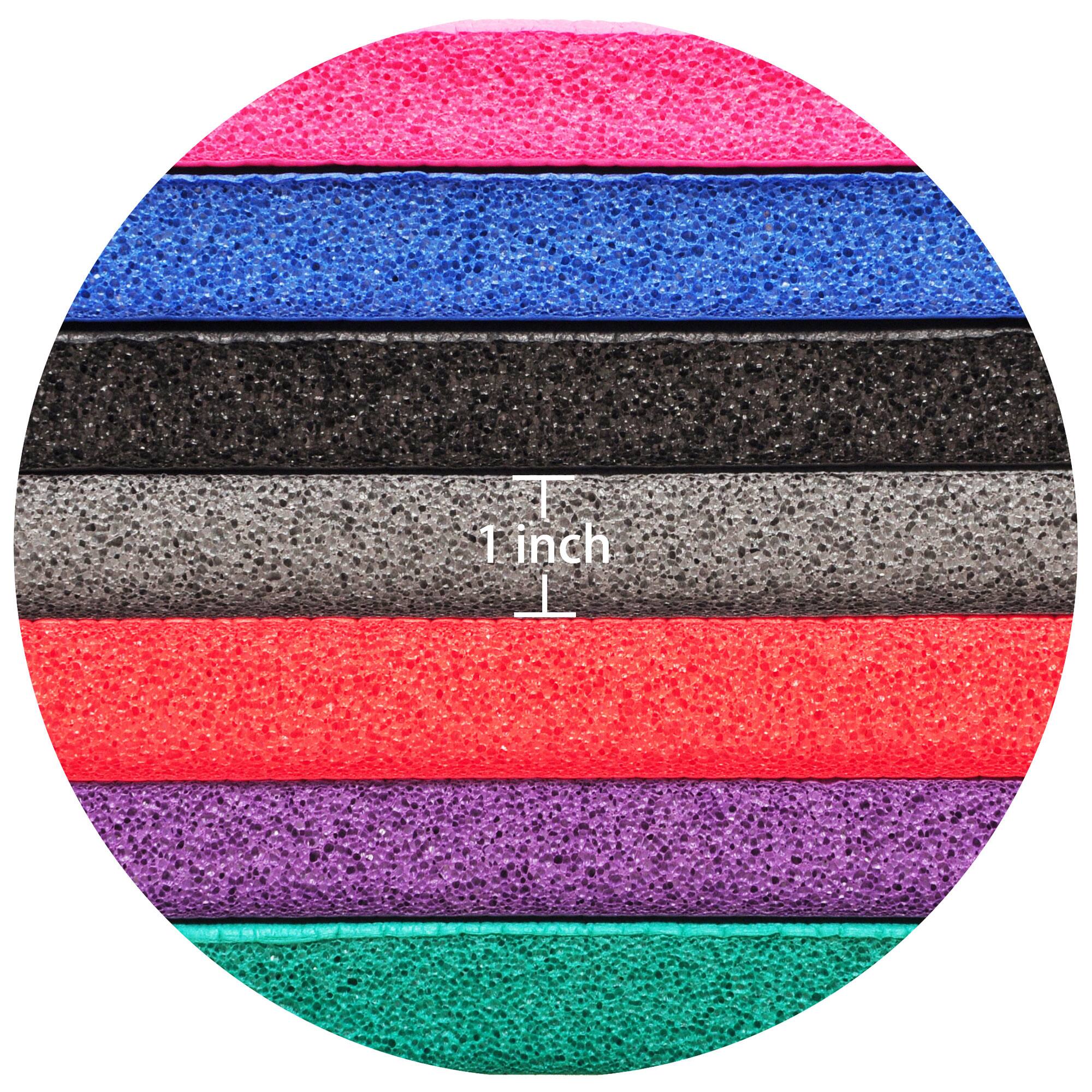 Alt View 10. Signature Fitness - Signature Fitness 1" Extra Thick Exercise Fitness Yoga Mat w/ Carry Strap, Pink - Pink.