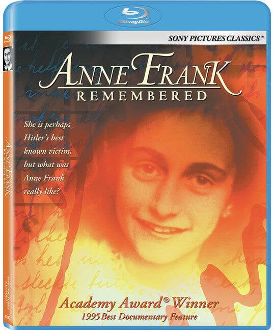 Front. Anne Frank Remembered: 25th Anniversary  - BluRay.