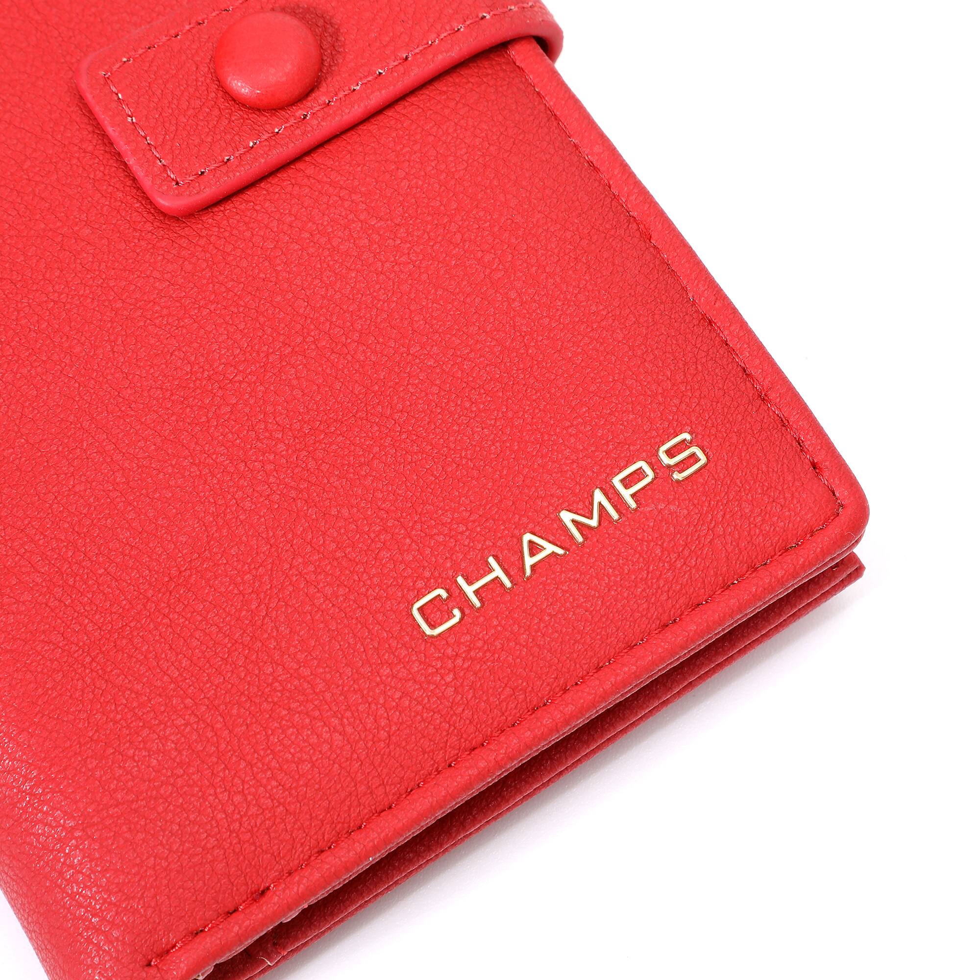 Alt View 1. Champs - Iconic Collection Slim Wallet - Red.