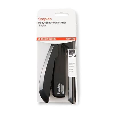 Staples Reduced Effort Desktop Stapler  
20 Sheet Capacity  
ST44436