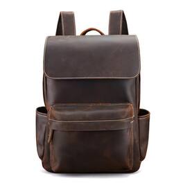 Steel Horse Leather - The Helka Backpack | Genuine Vintage Leather Backpack - Dark Brown
