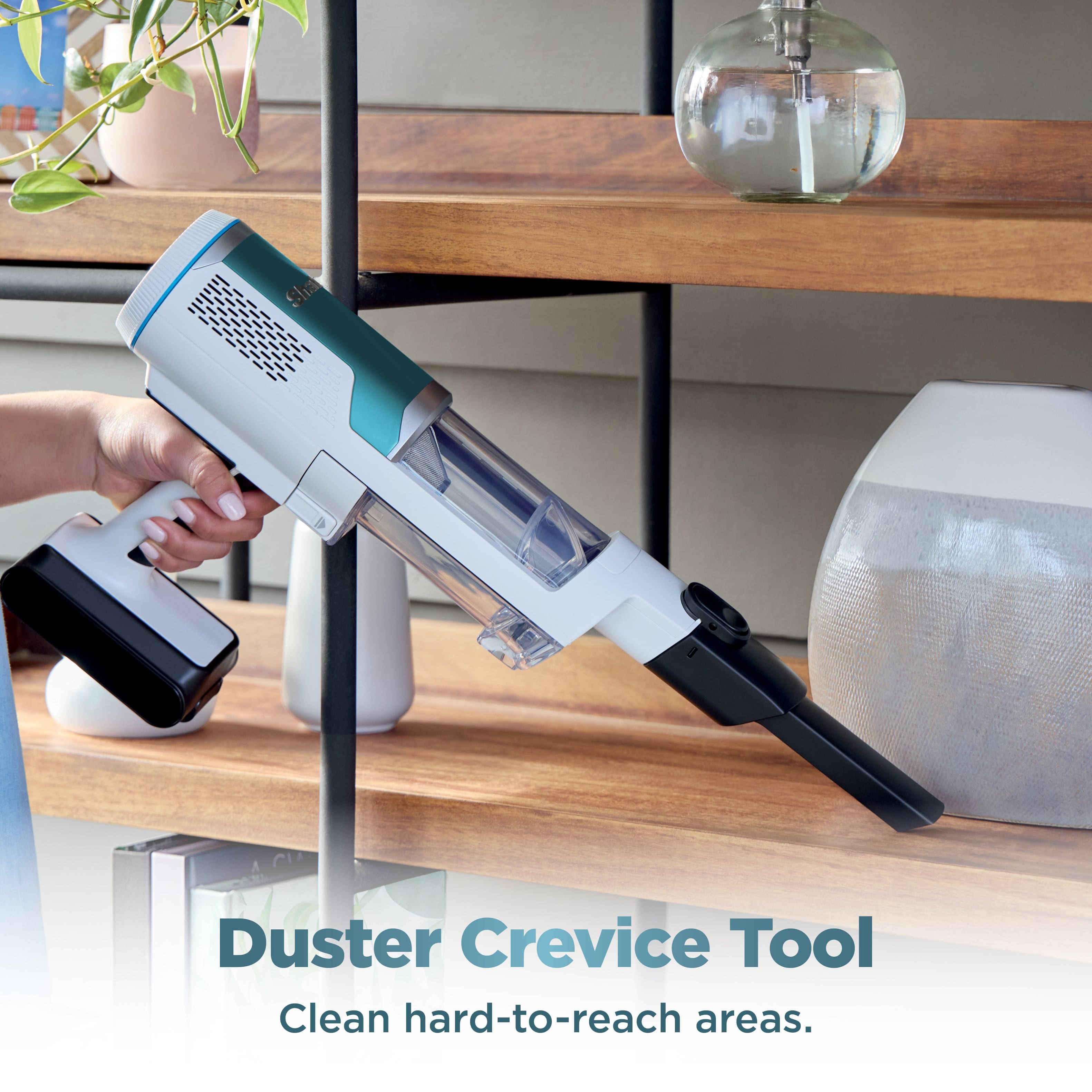 Duster Crevice Tool Clean hard-to-reach areas.