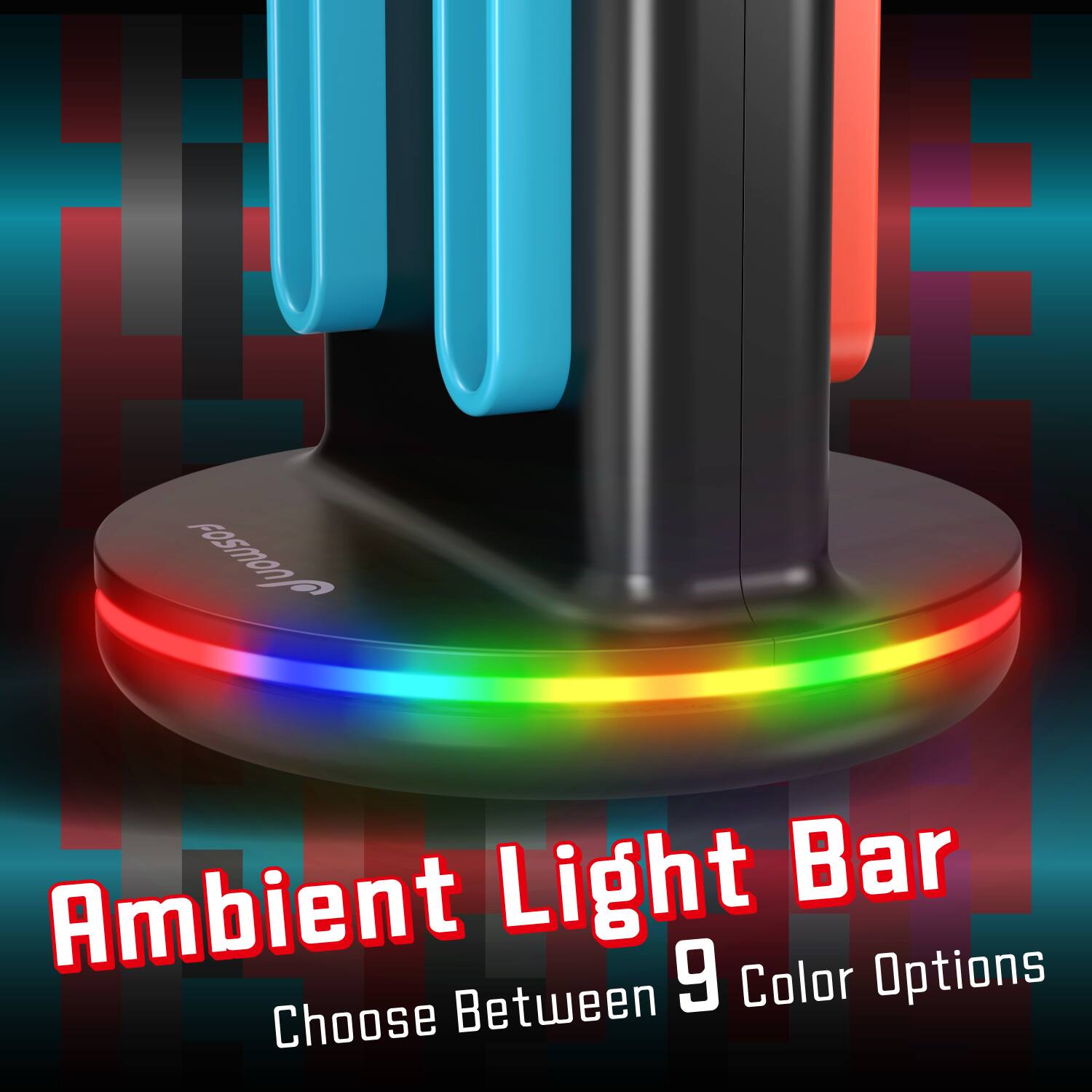 Choose Between 9 Color Options Ambient Light Bar
