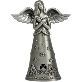 Ganz - Angel of Remembrance Metal Figurine 4.75 inch Faithful Angels - Silver