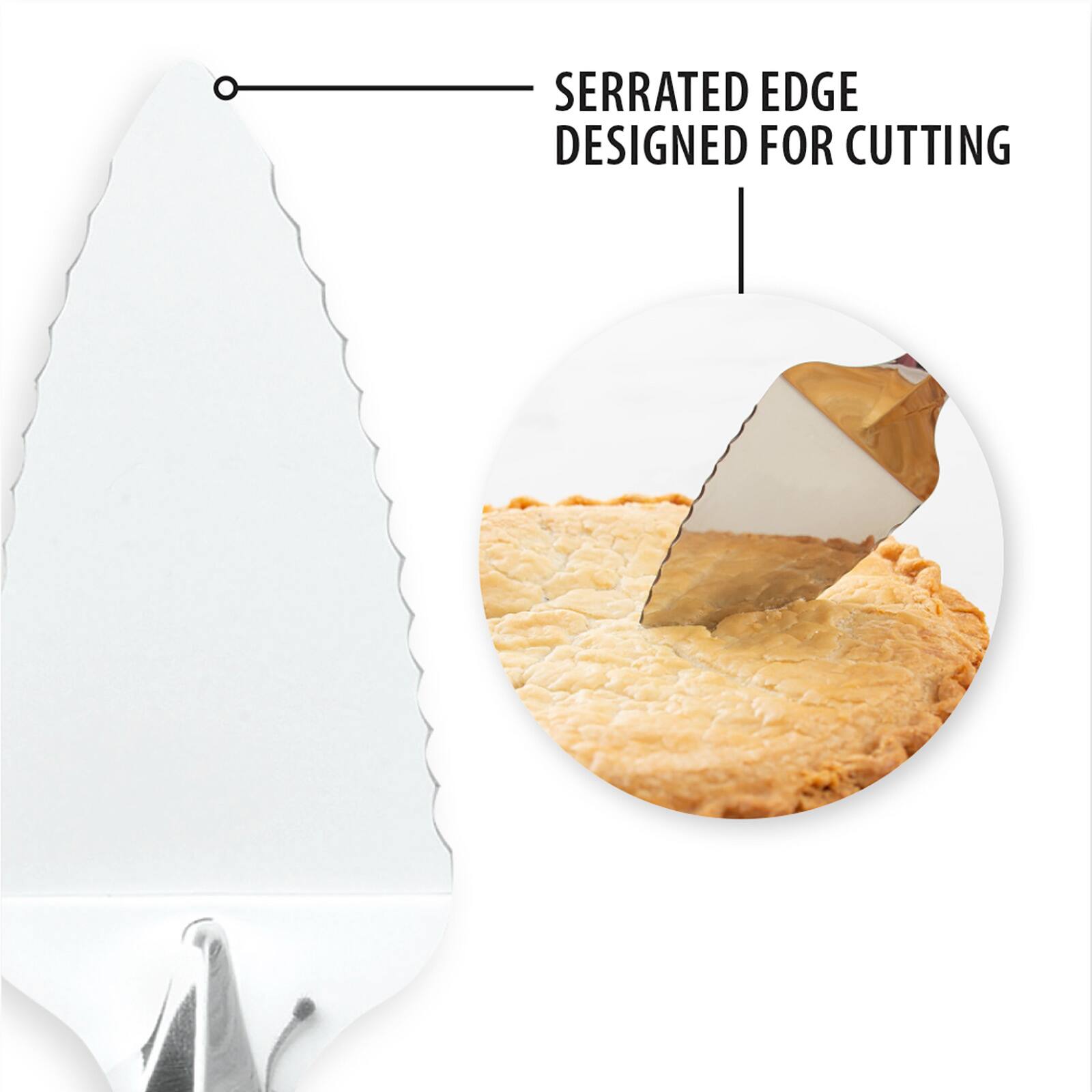 SERRATED EDGE DESIGNED FOR CUTTING