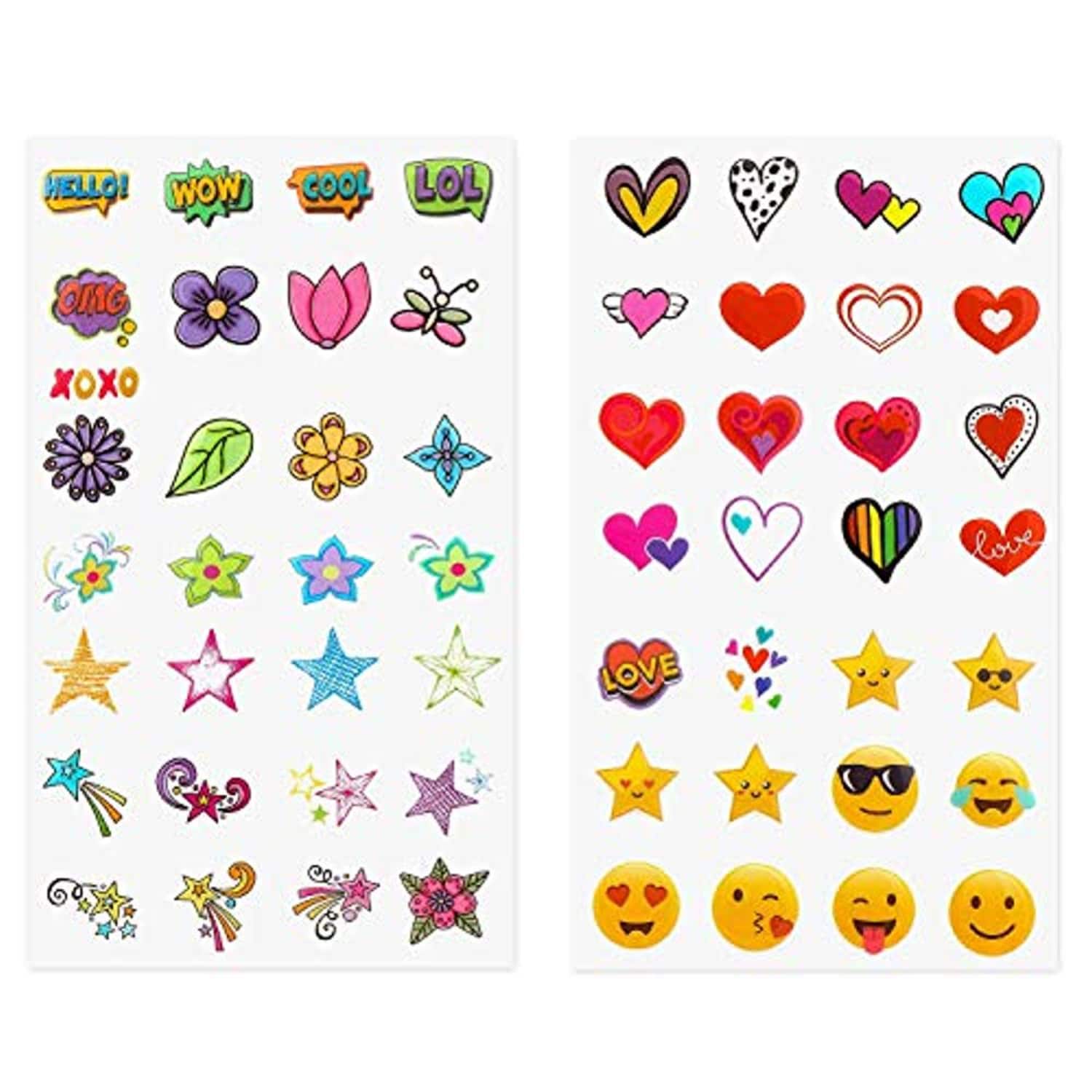 Zink - Deluxe Sticker Set 50+, Fun Emojis, Shapes, Decorative Stickers for Photo Prints price history on PriceWatchPro