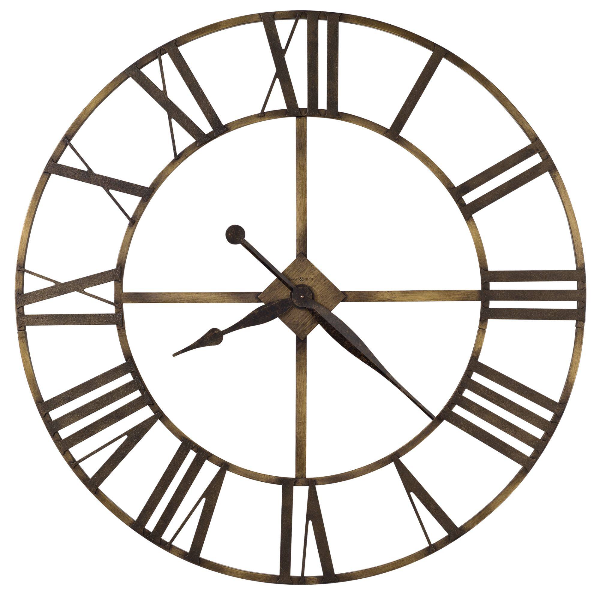 Howard Miller - Howard Milller Wingate Wall Clock 625566 Metal - Gold