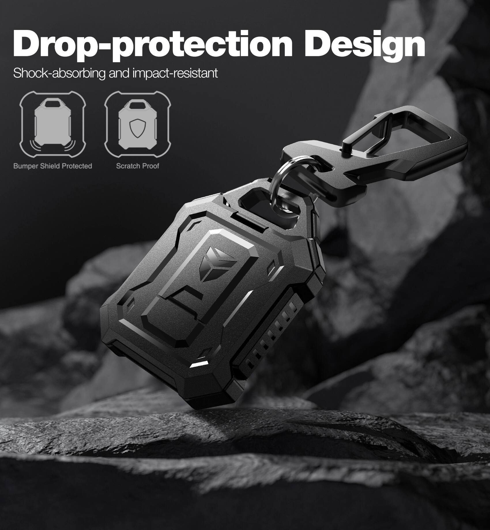 Drop-protection Design  
Shock-absorbing and impact-resistant  
Bumper Shield Protected  
Scratch Proof