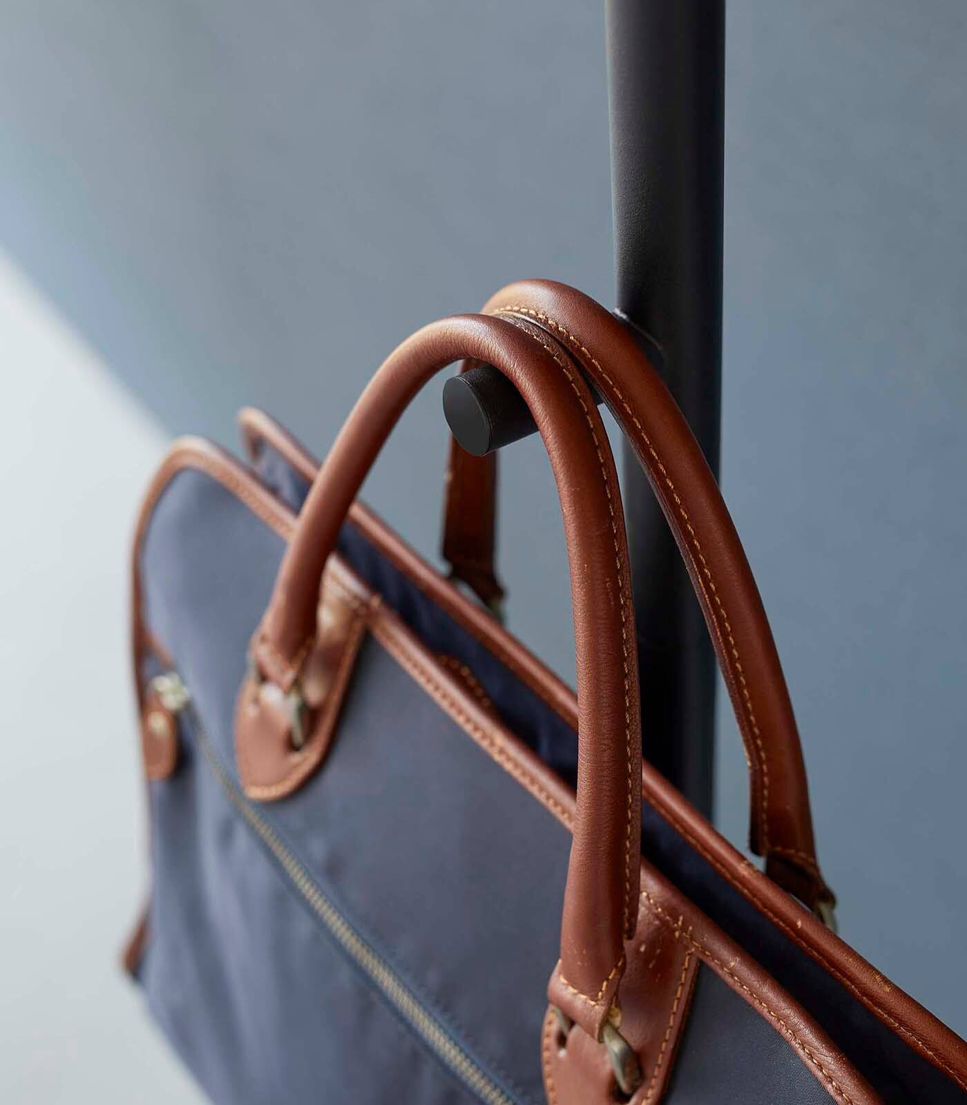 Alt View 8. Yamazaki Home - Coat Rack (63.98" H)  - Steel + Wood - White.