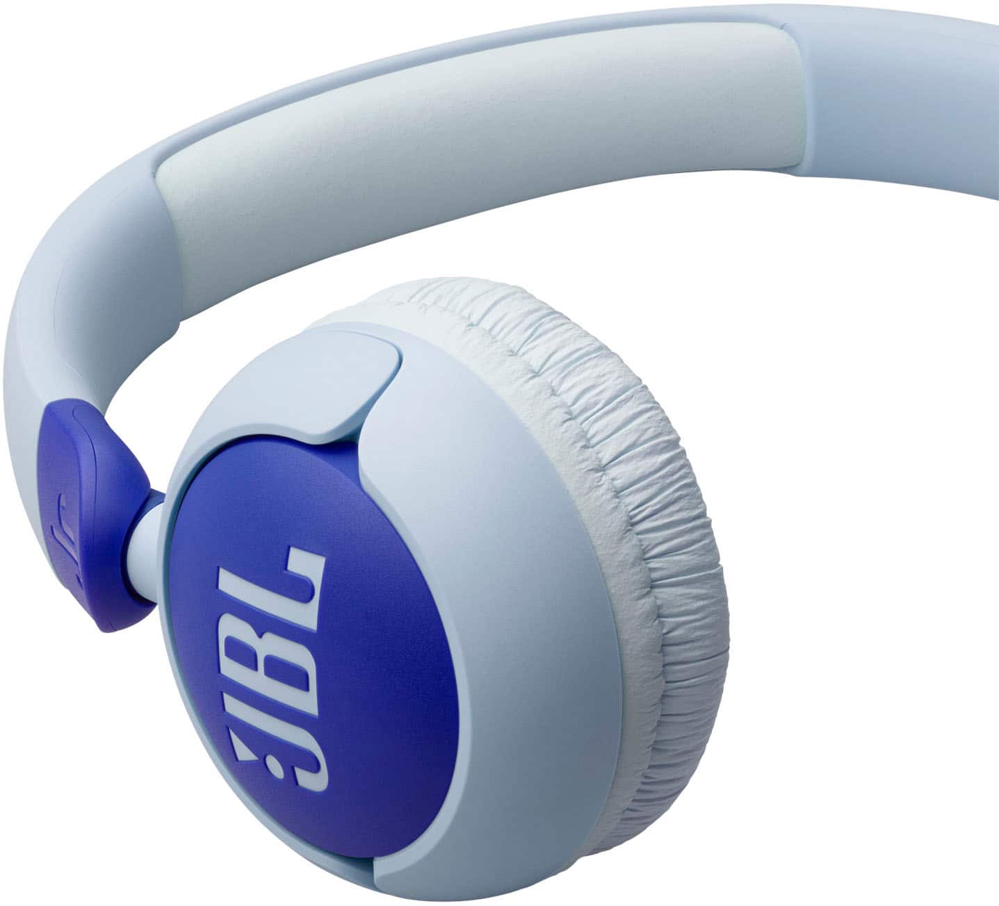 Alt View 3. JBL - Junior 320 Wired Kids On-Ear Headphones - 2025 - Blue.
