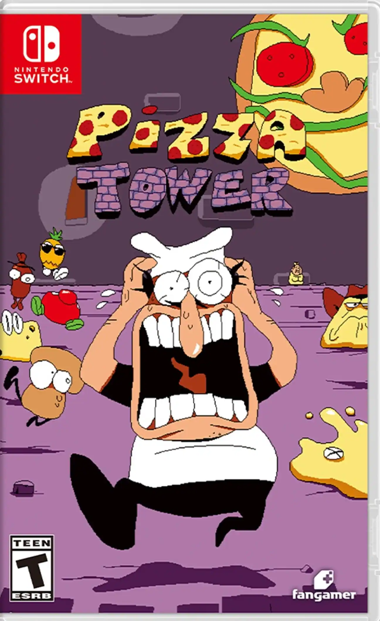 Nintendo Switch. Pizza Tower. Teen. ESRB + Fangamer. - T (Teen 13+)