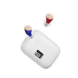 Eara - Clear Rechargeable ITC OTC Hearing Aids - Beige