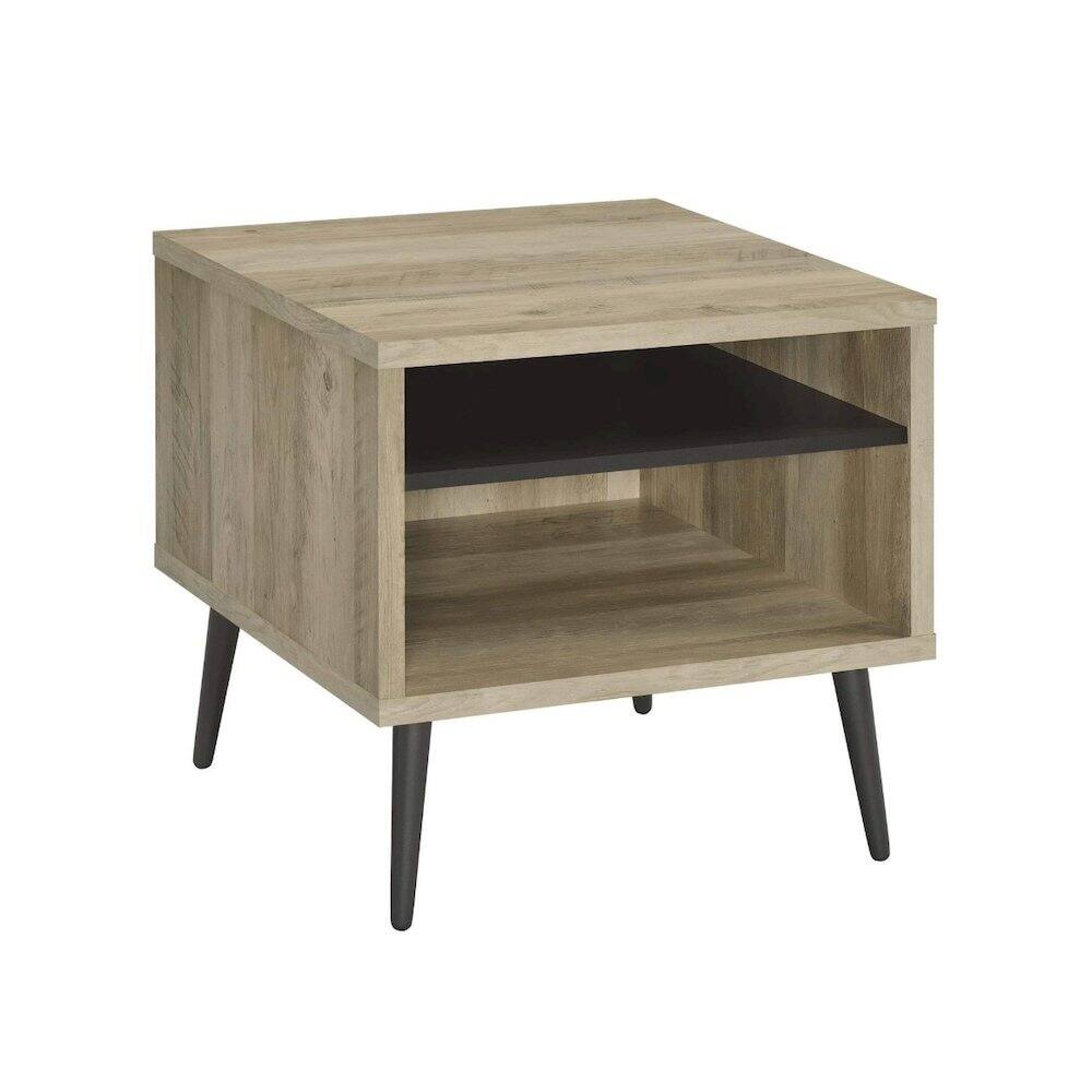 Alt View 2. Coaster Co. of America - Welsh 2-piece Coffee and End Table Set Distressed Pine - Brown.