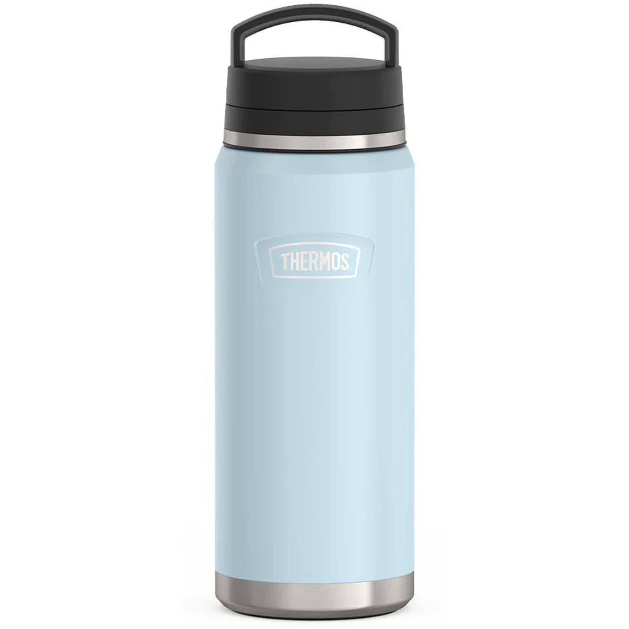 Front. Thermos - Thermos 40 oz Stainless Steel Dual Temperature Beverage Bottle - Glacier - Glacier.