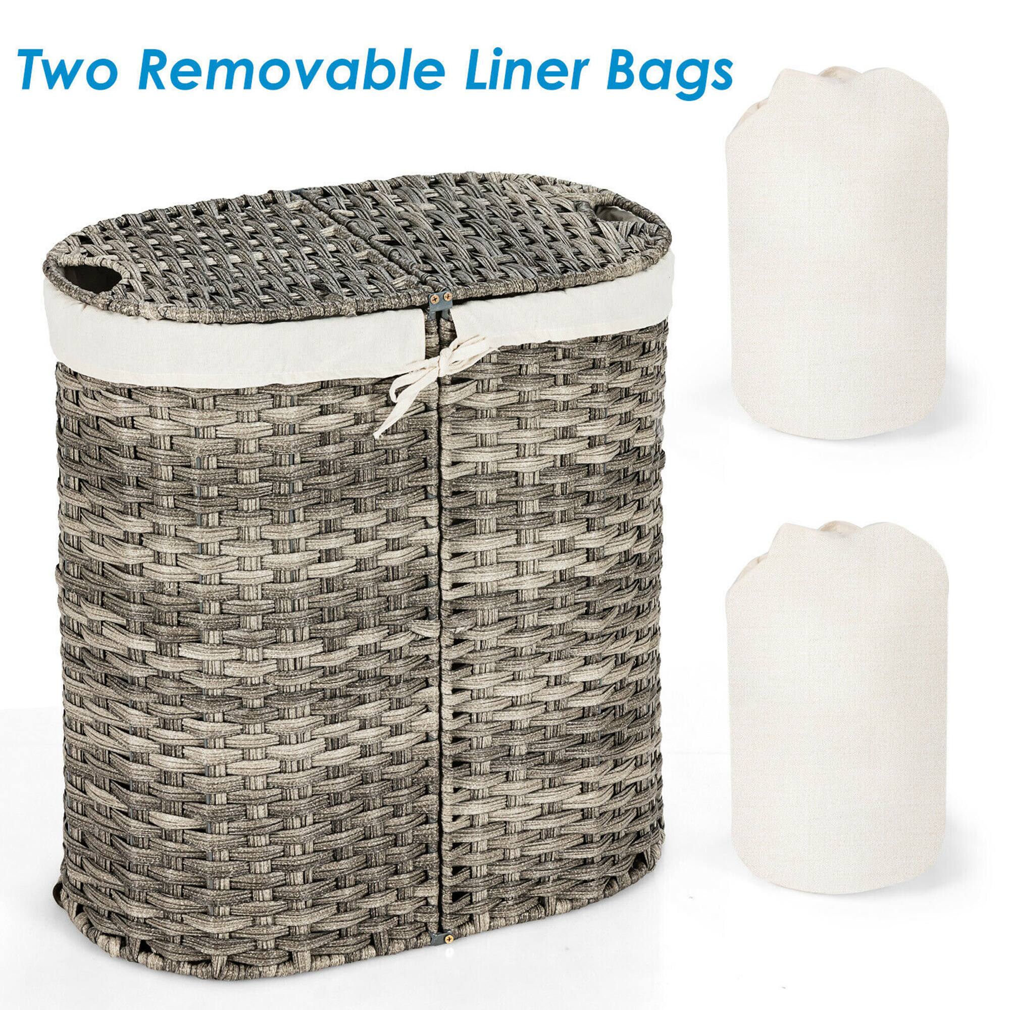 Two Removable Liner Bags