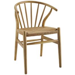 Flourish Spindle Wood Dining Side Chair by Modway - Brown