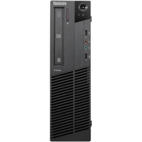 Front Standard. Lenovo - ThinkCentre Desktop Computer - 4 GB Memory - 500 GB Hard Drive - Business Black.