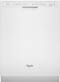 Whirlpool - Closeout Gold Series 24" Tall Tub Built-In Dishwasher - White-Front_Standard