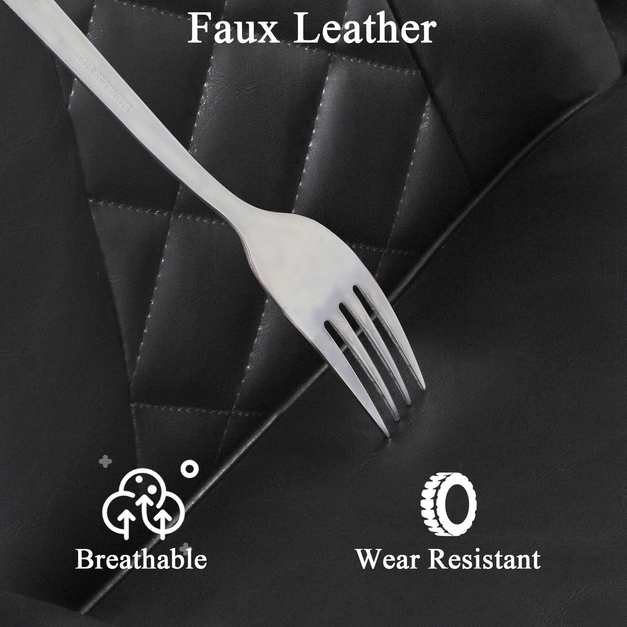 Faux Leather

- Stainless Steel
- Breathable
- Wear Resistant