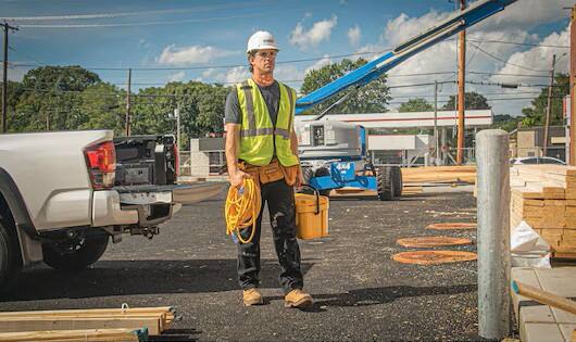 Alt View 4. Dewalt - Dewalt 100ft 10/3 Lighted Extension Cord - Yellow.