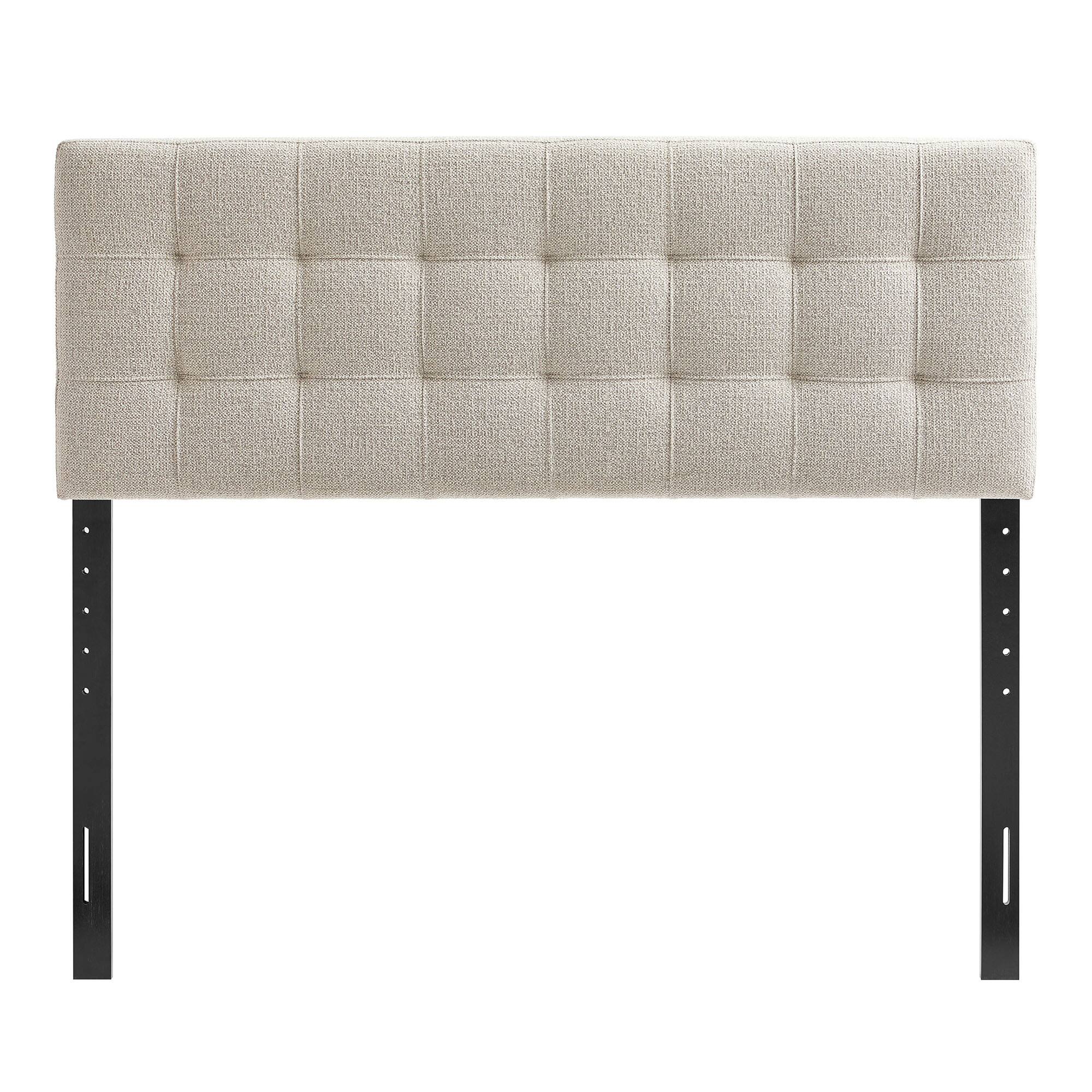 Alt View 2. Modway - Lily Upholstered Fabric Headboard by Modway - Dove.