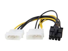 StarTech.com - LP4PCIEX8ADP 6.1 in. LP4 to 8 Pin PCI Express Video Card Power Cable Adapter Male to Male
