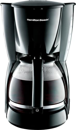 Hamilton Beach - 12 Cup Coffeemaker - Black - Front_Zoom