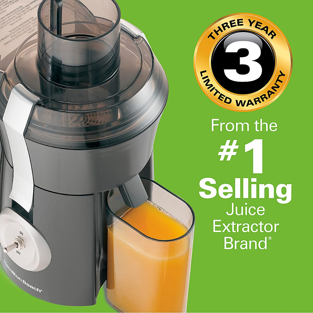 Alt View 11. Hamilton Beach - Big Mouth Pro Juice Extractor - Black.