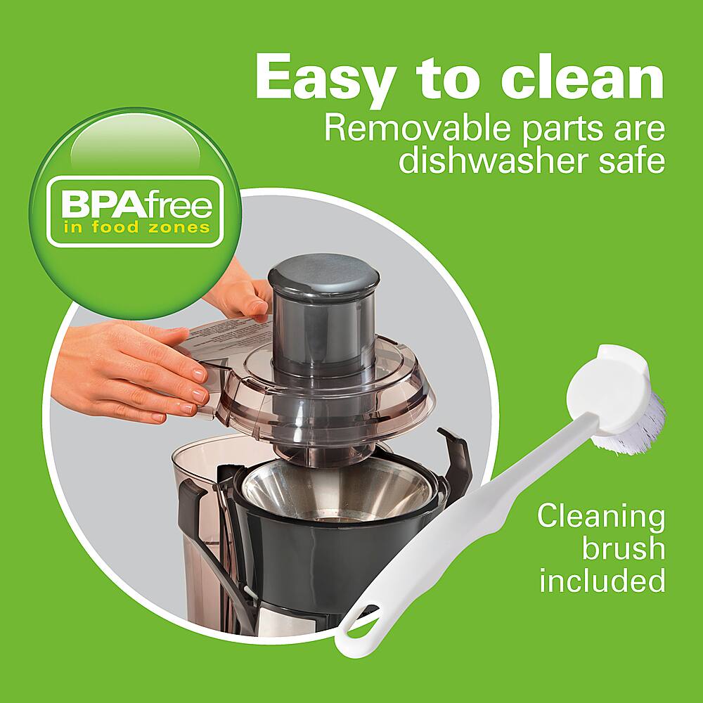 Alt View 12. Hamilton Beach - Big Mouth Pro Juice Extractor - Black.