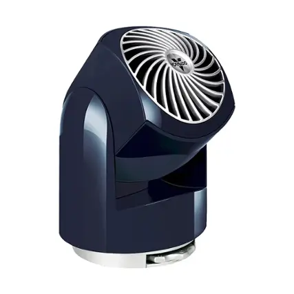 Front. Vornado - Flippi V6 Personal Air Circulator Fan - Midnight.