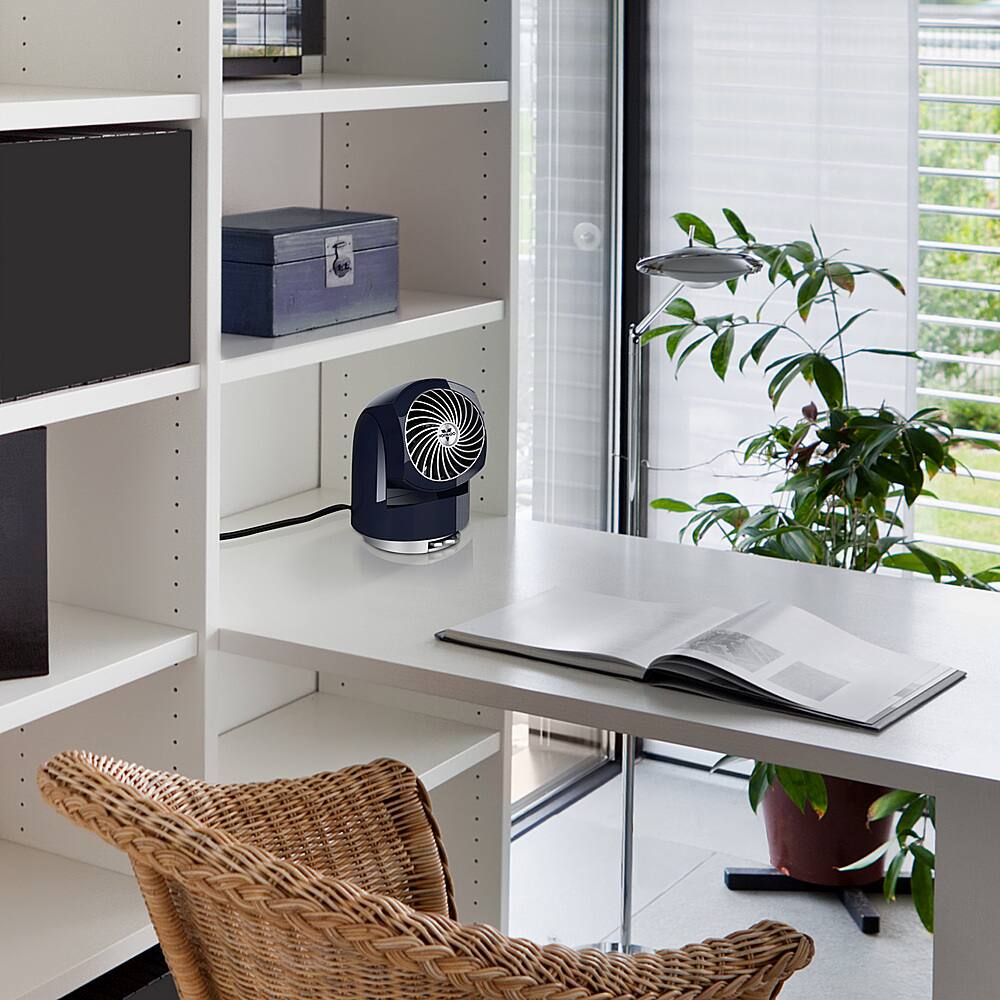 Alt View 13. Vornado - Flippi V6 Personal Air Circulator Fan - Midnight.