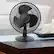 Alt View 18. Lasko - 12 in. Oscillating Personal Table Fan with 3 Speeds - Black.