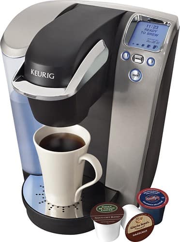 Alt View Standard 1. Keurig - Single-Serve Brewer - Black/Silver.