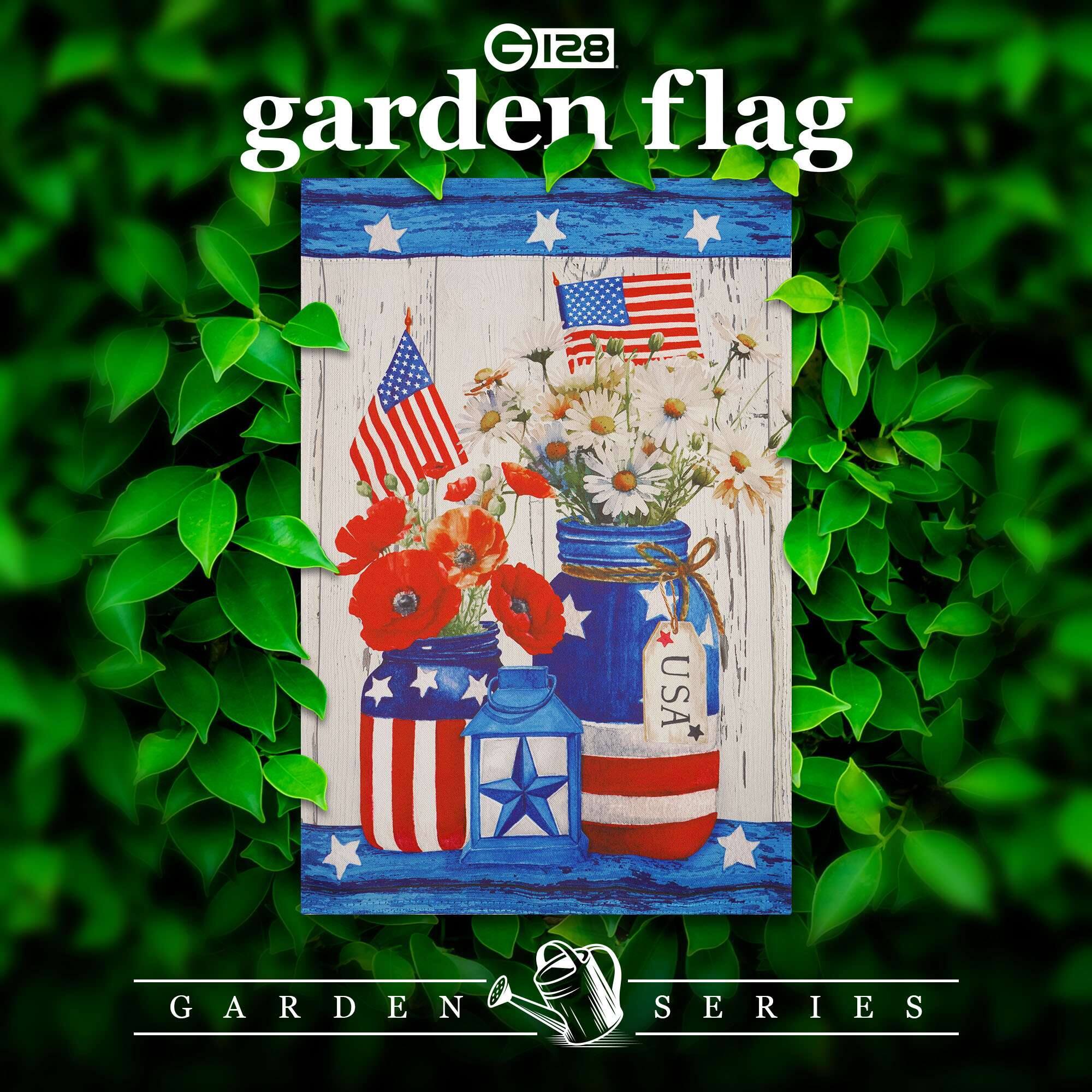 G 128 garden flag USA GARDEN SERIES
