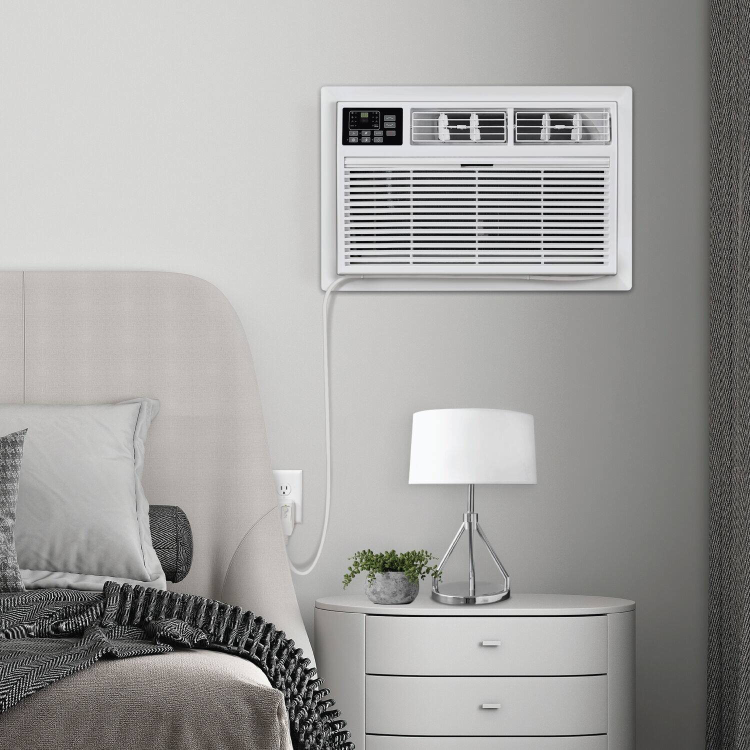 Alt View 24. Whirlpool - 550 sq ft 12,000 BTU Through the Wall Air Conditioner - White.