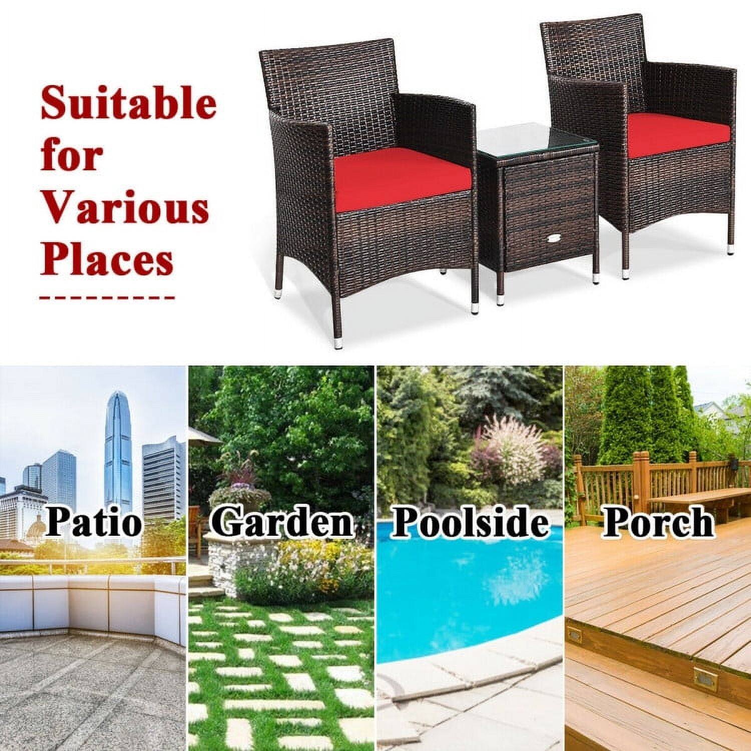 Suitable for Various Places

- Patio
- Garden
- Poolside
- Porch