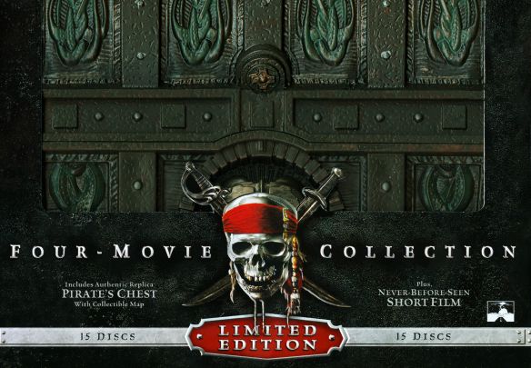  Pirates of the Caribbean: Four-Movie Collection [15 Discs] [Includes Digital Copy] [Blu-ray/DVD]