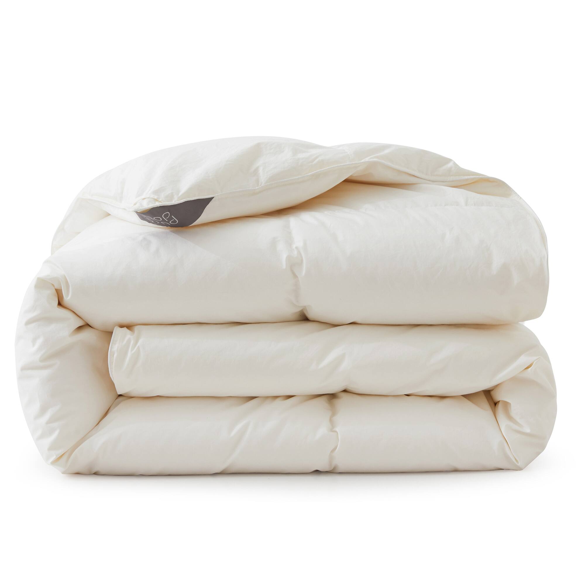 Alt View 2. Puredown - Puredown Luxurious 800 Fill Power 100% Organic Cotton 90% Down Comforter Duvet Insert, Medium Weight, King - Medium Weight.