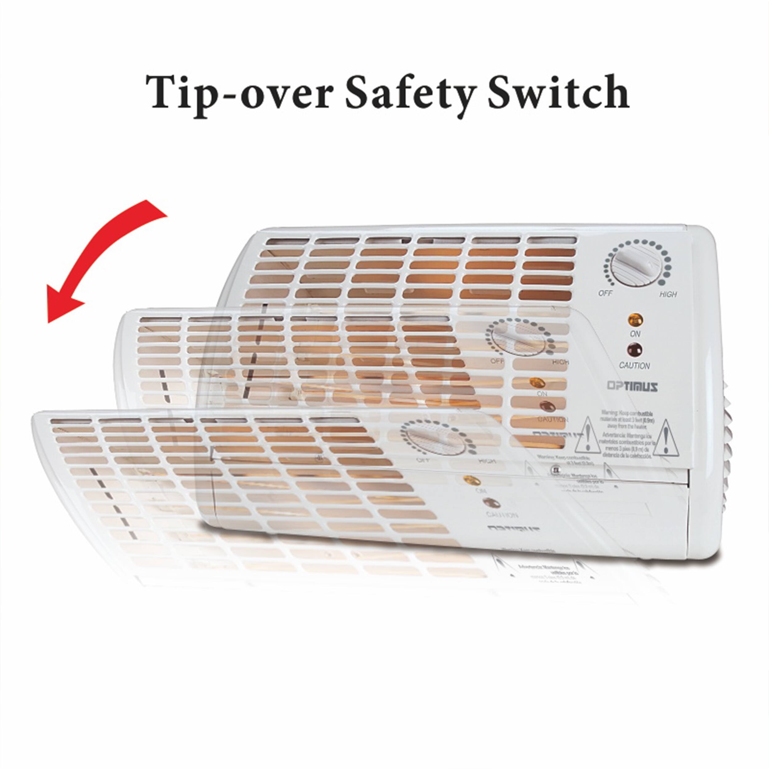 Tip-over Safety Switch OFF HIGH ON OFF HIGH CAUTION