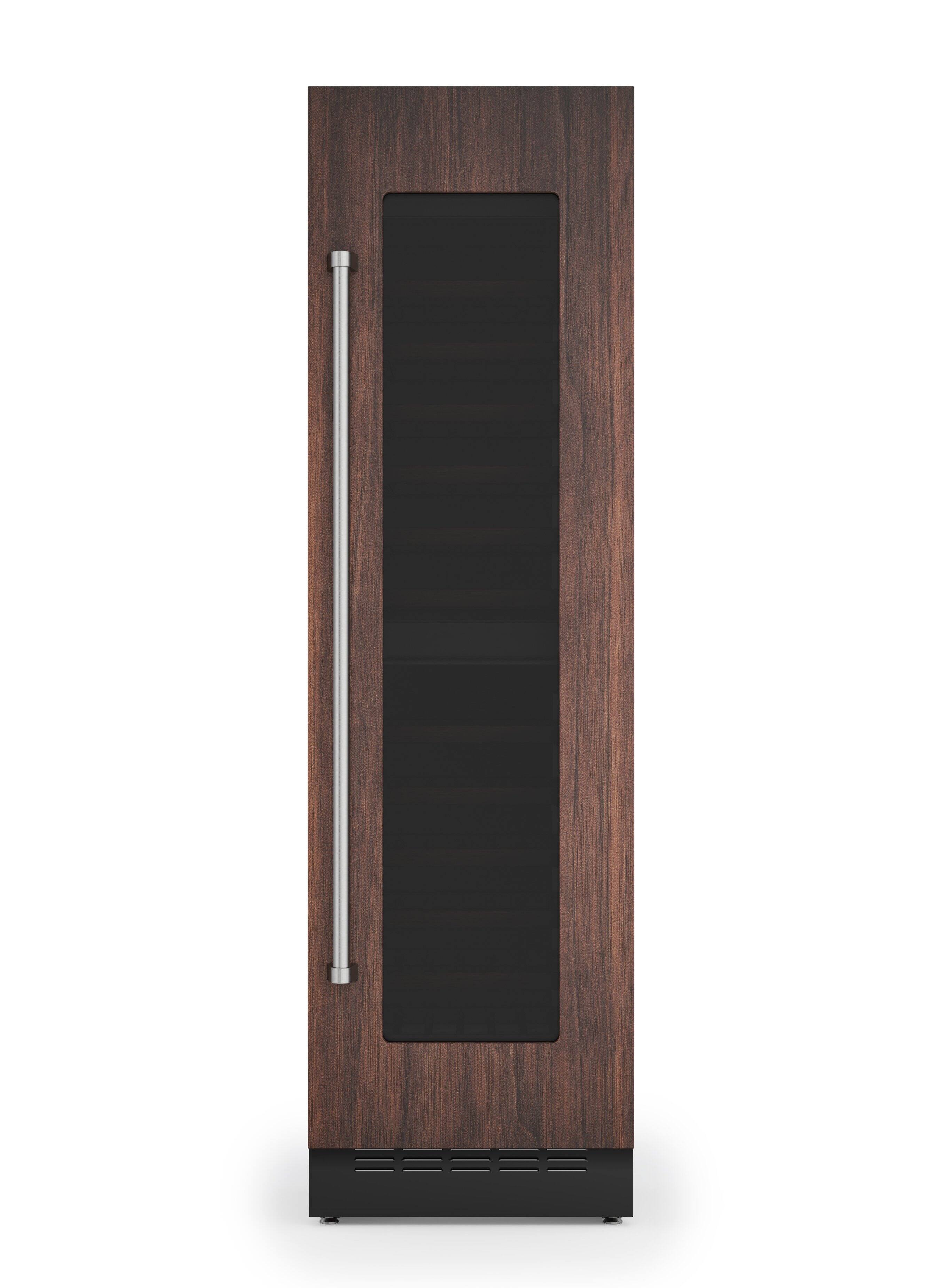 Front. Viking - 24"W 78 Bottle Wine Refrigerator with Custom Panel - Right Hinge - Panel Ready.