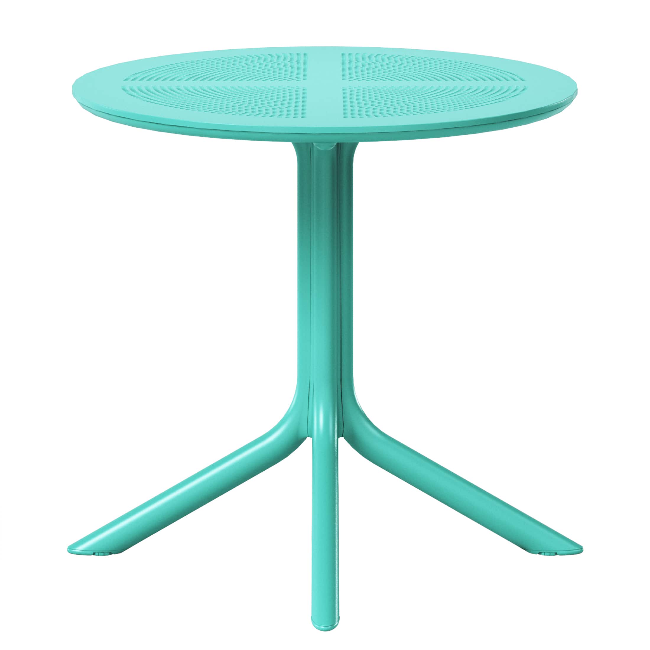 "WestinTrends - Playa 31.5"" Round Plastic Outdoor Patio Dining Table for 4 - Turquoise" price history on PriceWatchPro