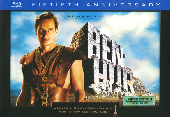  Ben-Hur [Limited Edition] [Fiftieth Anniversary] [3 Discs] [With Books] [Blu-ray]